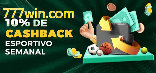 10% de bônus de cashback na 777win.com