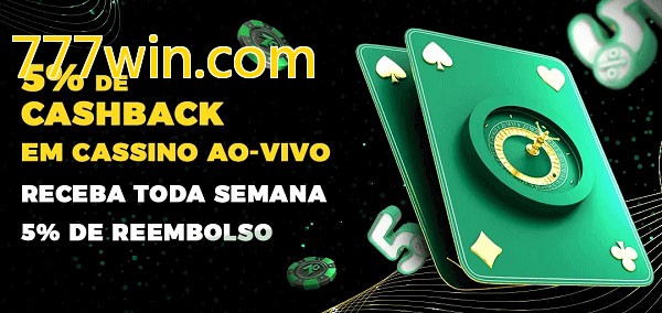 Promoções do cassino ao Vivo 777win.com